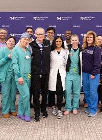 Dr Gibbon's transplant team