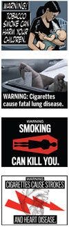 New bolder smoking labels