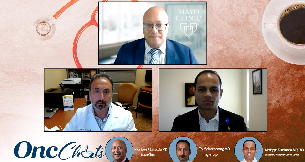 In this series of OncChats: Examining the Promise of Multicancer Early Detection Tests, Toufic A. Kachaamy, MD, Madappa Kundranda, MD, PhD, and Niloy Jewel J. Samadder, MD, shed light on multicancer early detection tests and how they may affect the future of cancer screening.