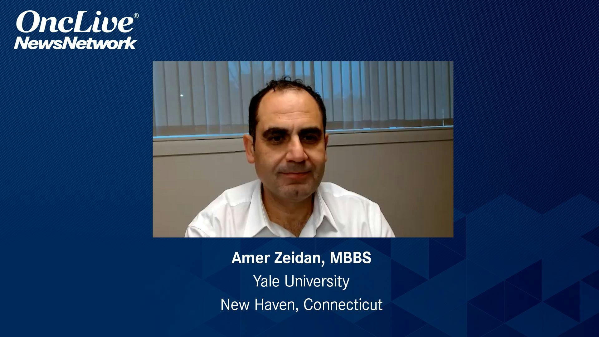 Amer Zeidan, MBBS, an expert on myelodysplastic syndromes and myelofibrosis