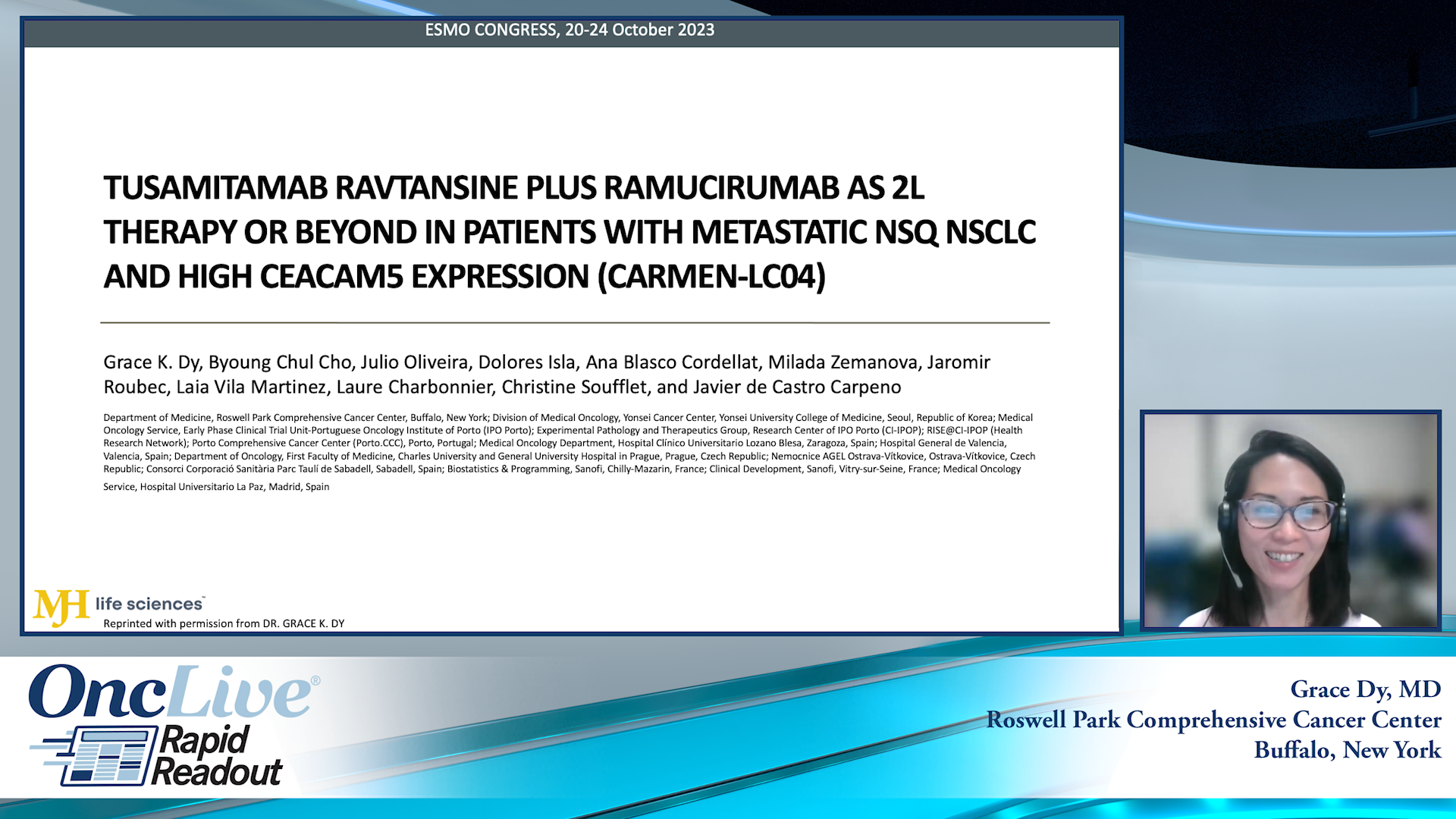 Tusamitamab Ravtansine Plus Ramucirumab as 2L Therapy or Beyond in Patients With Metastatic NSq NSCLC and High CEACAM5 Expression (CARMEN-LC04)