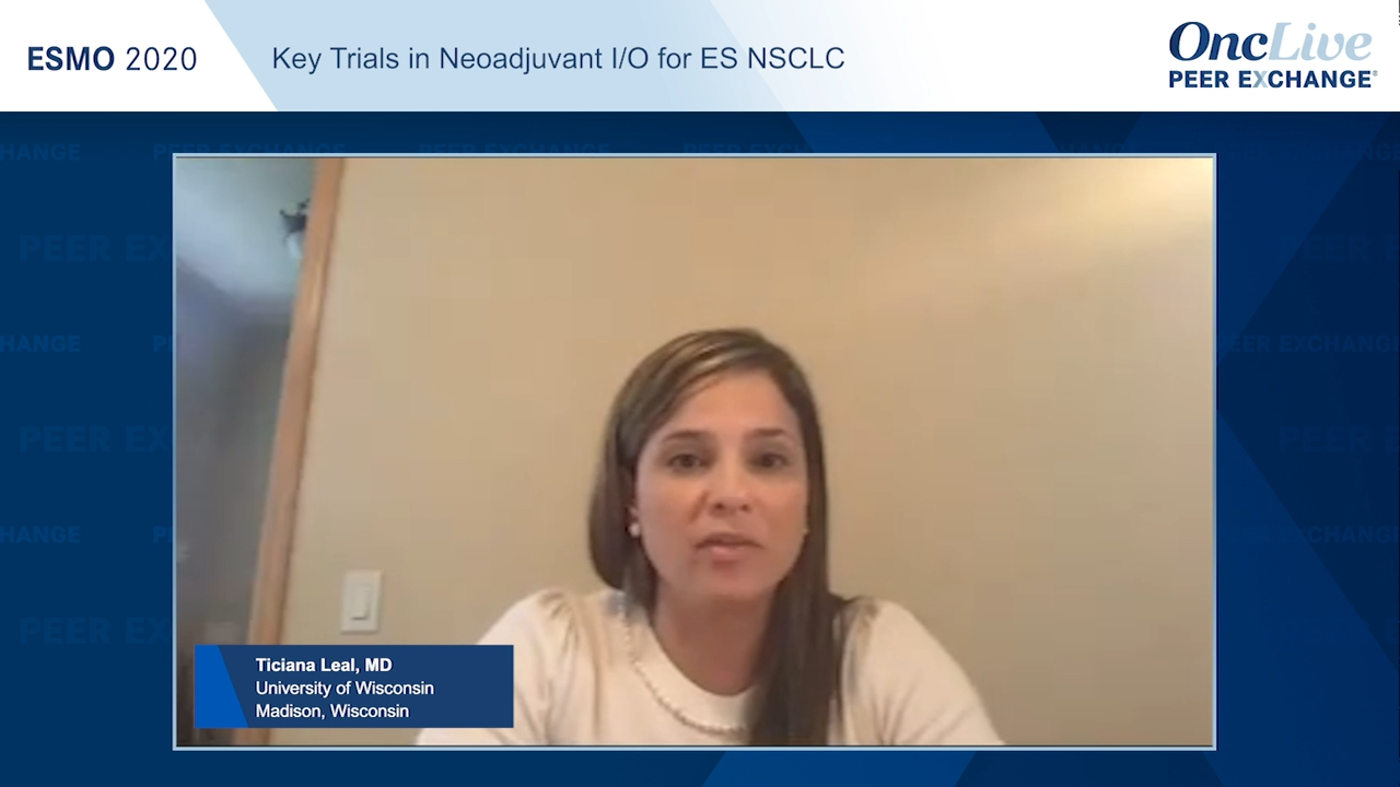 Key Trials in Neoadjuvant I/O for ES NSCLC