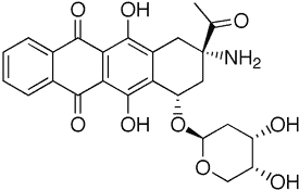 Amrubicin molecule