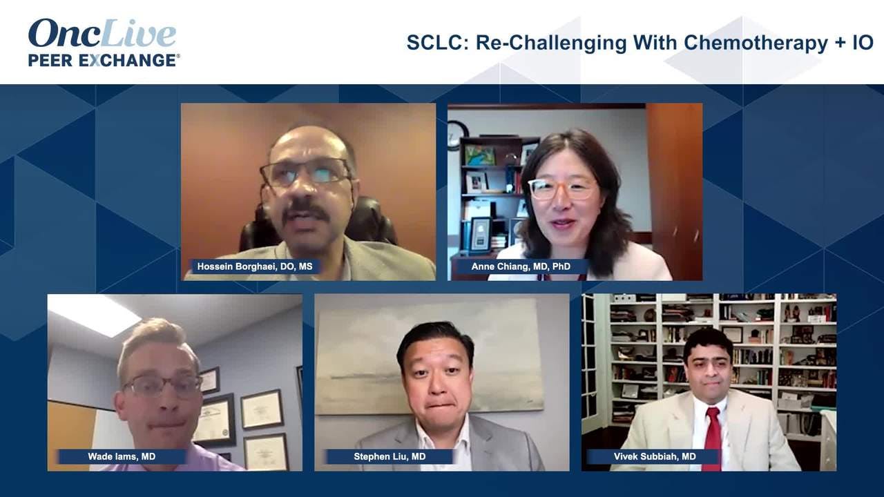 SCLC: Rechallenging With Chemotherapy + I/O