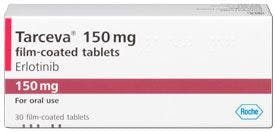 erlotinib (Tarceva) 150 mg tablets