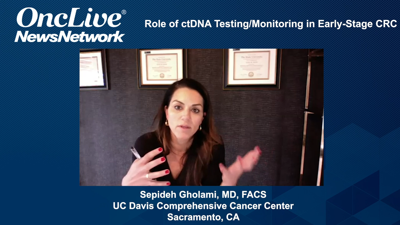 Role of ctDNA Testing/Monitoring in Early-Stage CRC