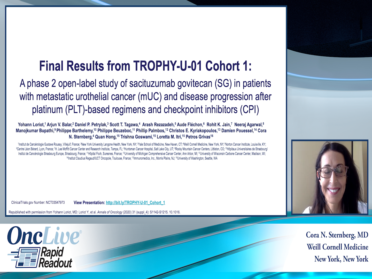 Rapid Readouts: TROPHY-U-01 Cohort 1 Final Results