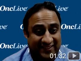 Nirav Shah, MD, MCW, discusses the safety profile of an anti-CD20/anti-CD19 CAR T-cell therapy under investigation in the treatment of patients with non-Hodgkin lymphoma.