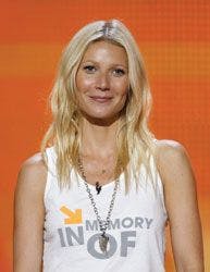 Gwyneth Paltrow at the September 2010 SU2C broadcast