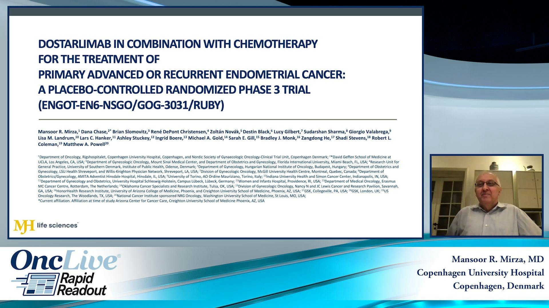 Dostarlimab in Combination with Chemotherapy for the Treatment of Primary Advanced or Recurrent Endometrial Cancer: A Placebo-Controlled Randomized Phase 3 Trial (ENGOT-EN6-NSGO/GOG-3031/RUBY)