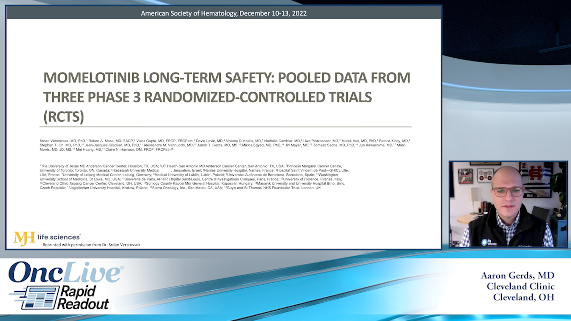 Momelotinib Long-Term Safety: Pooled Data from Three Phase 3 Randomized-Controlled Trials (RCTs)