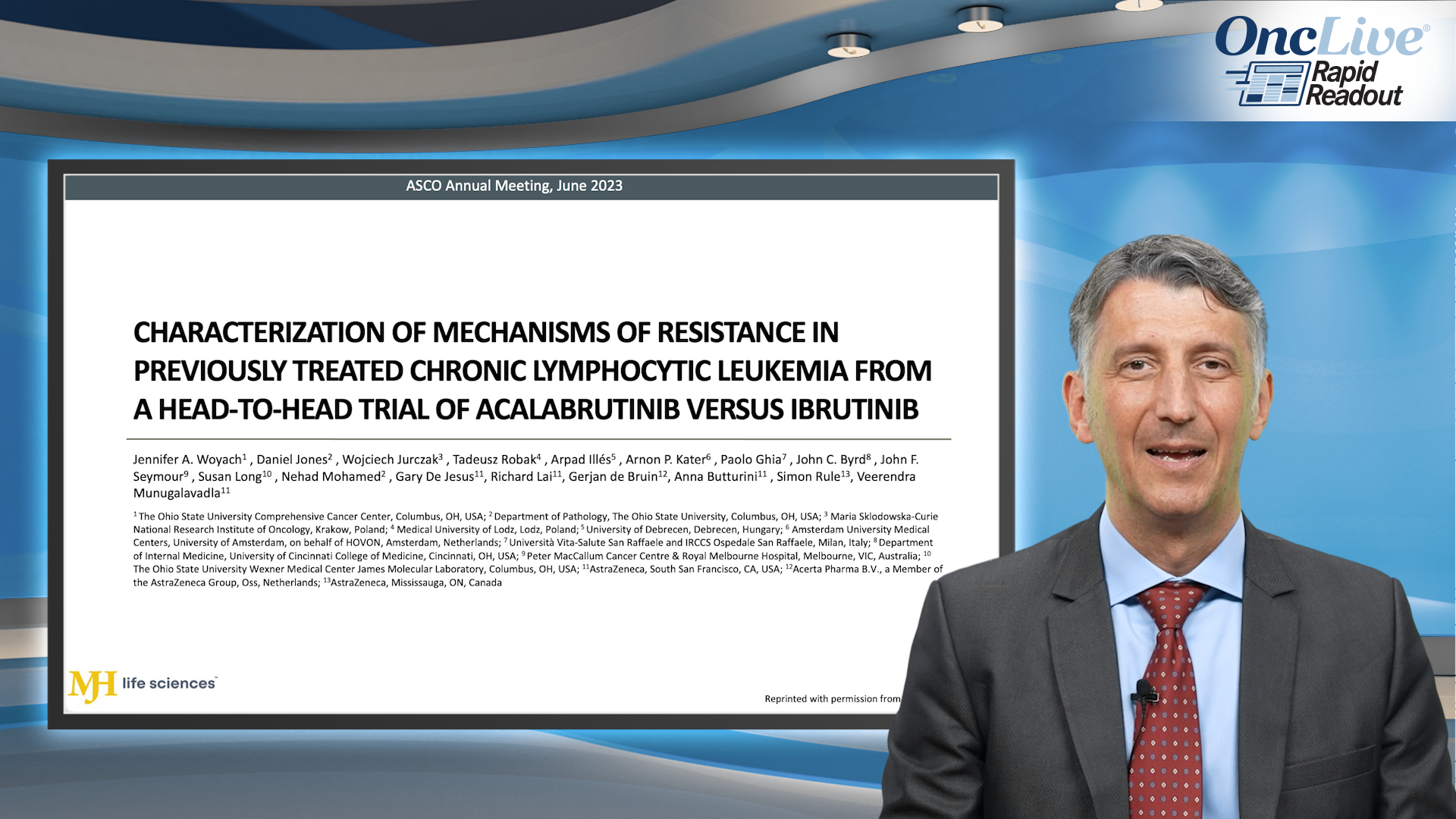 Characterization of Mechanisms of Resistance in Previously Treated Chronic Lymphocytic Leukemia From a Head-to-Head Trial of Acalabrutinib Versus Ibrutinib