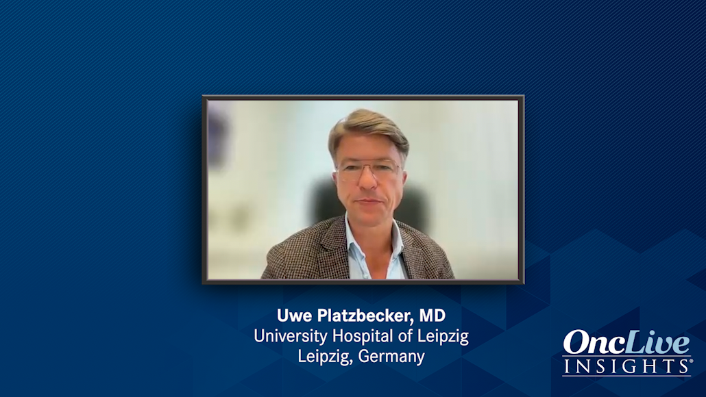 Uwe Platzbecker, MD, an expert on myelodysplastic syndrome