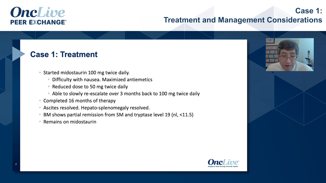 Case 1: Treatment and Management Considerations
