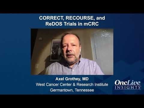CORRECT, RECOURSE, and ReDOS Trials in mCRC