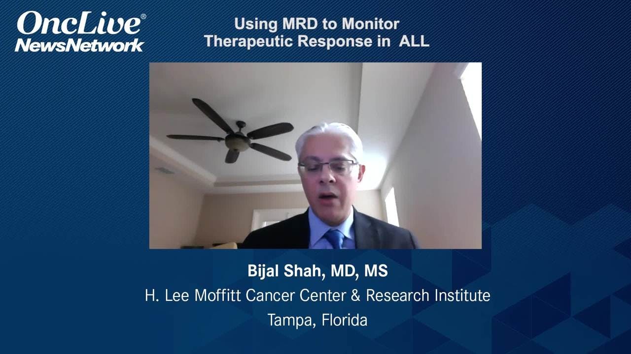 Using MRD to Monitor Therapeutic Response in  ALL 