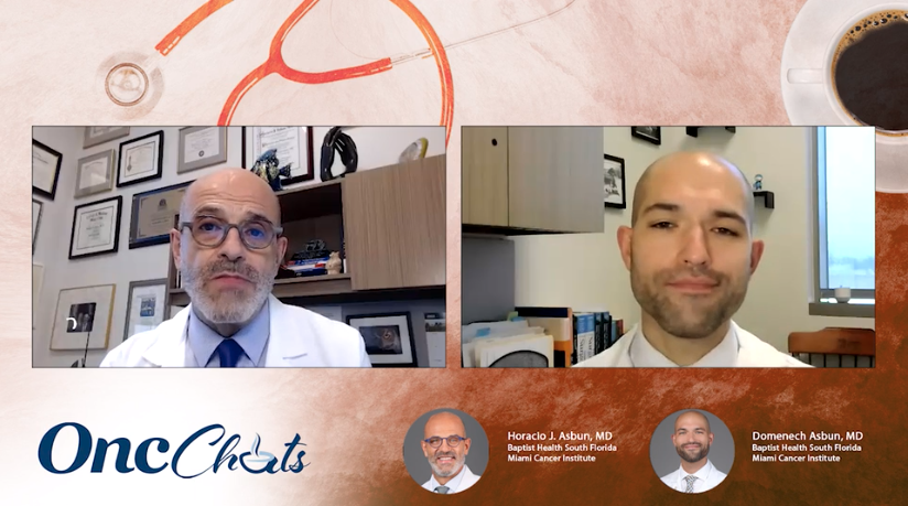 In this last episode of OncChats: Mapping Progress Made in Pancreatic Cancer Surgery, Horacio J. Asbun, MD, and Domenech Asbun, MD, explain how augmented reality or artificial intelligence may be utilized to improve outcomes for patients with pancreatic cancer who are undergoing surgical procedures.