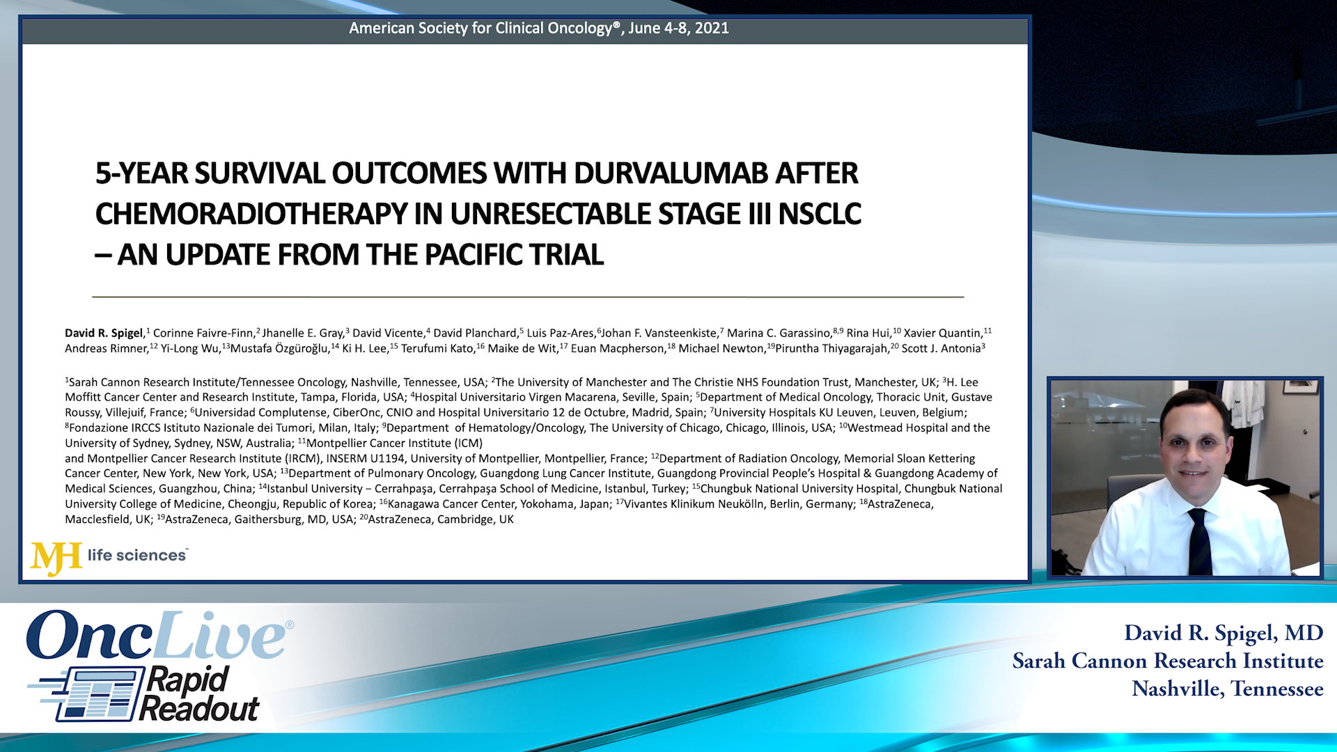 Rapid Readouts: Updated Results and 5-Year Survival Outcomes From the PACIFIC Trial