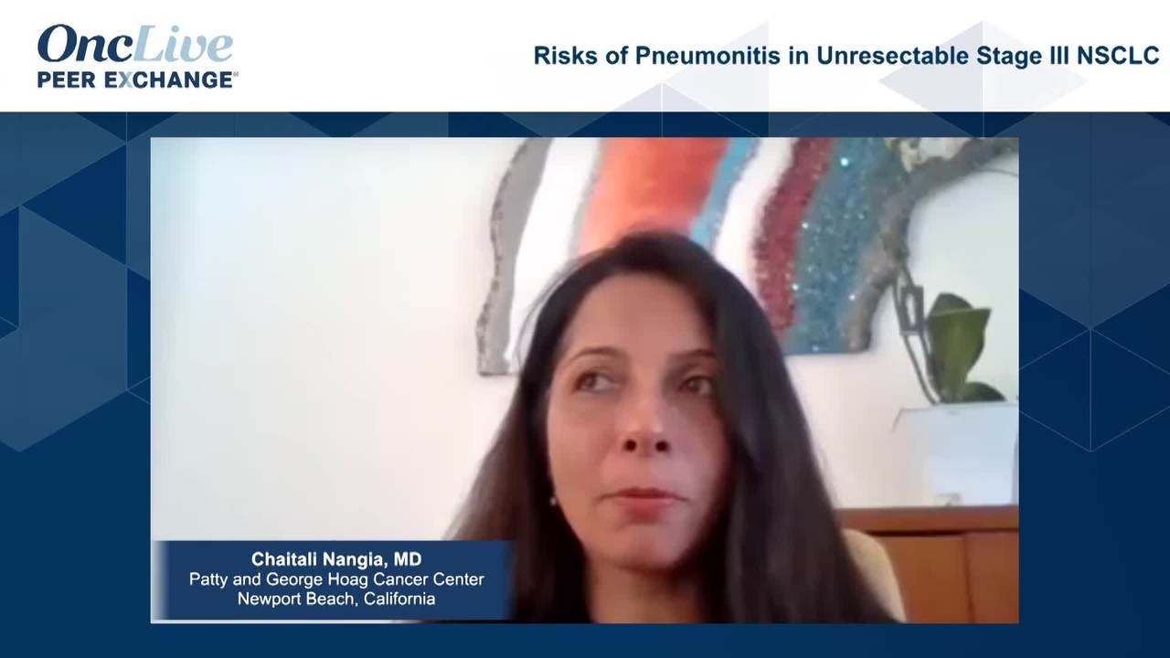 Risks of Pneumonitis in Unresectable Stage III NSCLC 