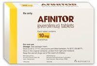 Afinitor (everolimus) tablets approved for use in pNET