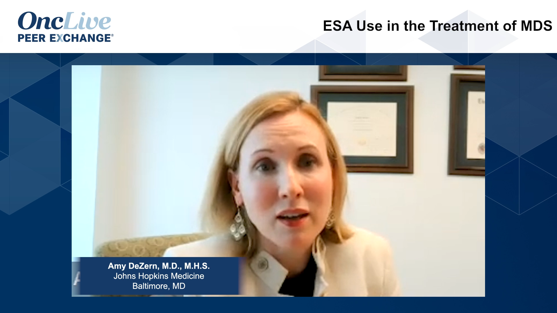 ESA Use in the Treatment of MDS