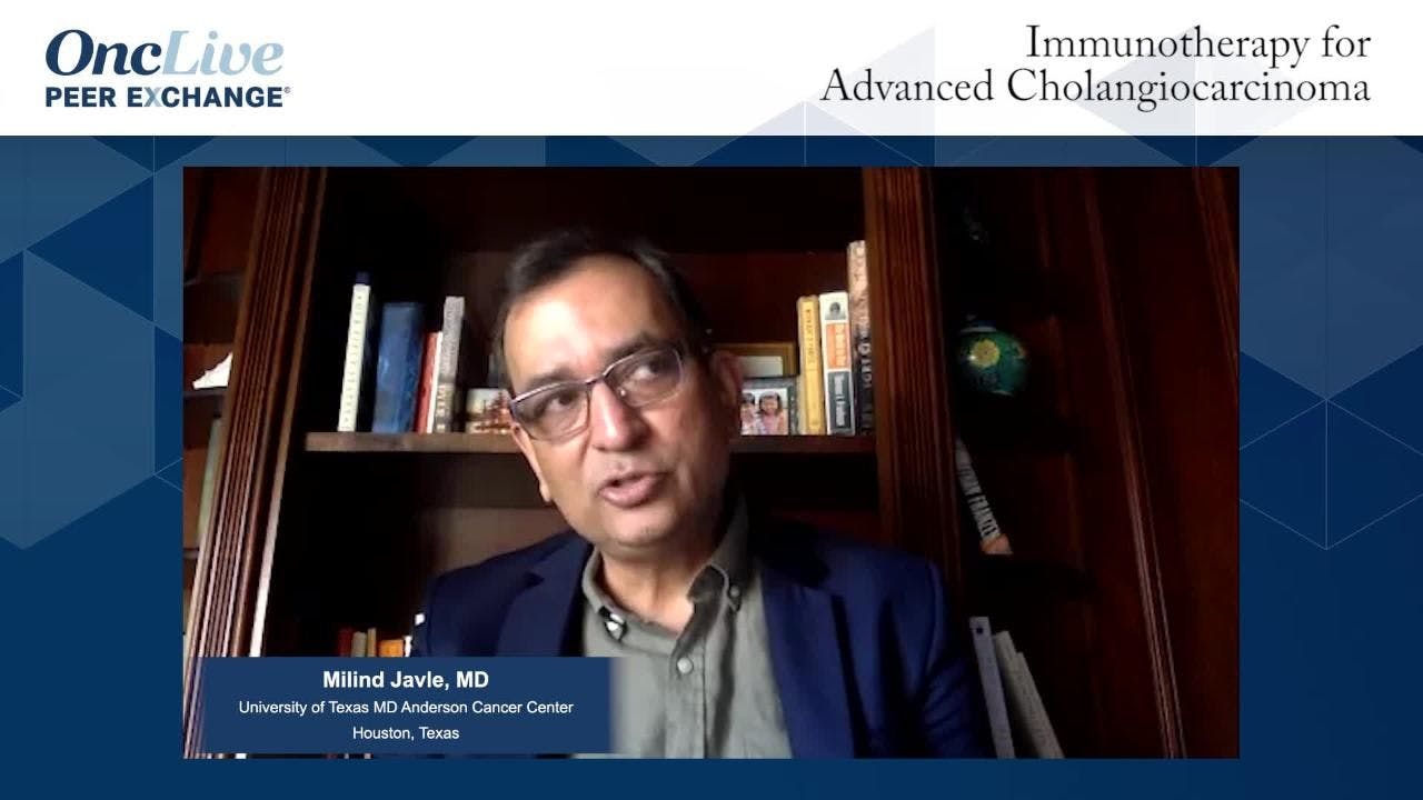 Immunotherapy for Advanced Cholangiocarcinoma