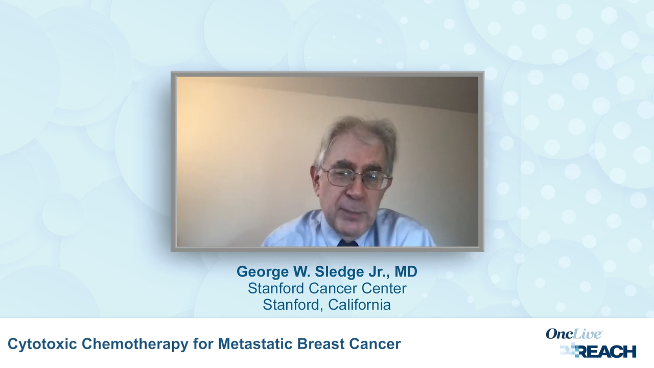Cytotoxic Chemotherapy for Metastatic Breast Cancer