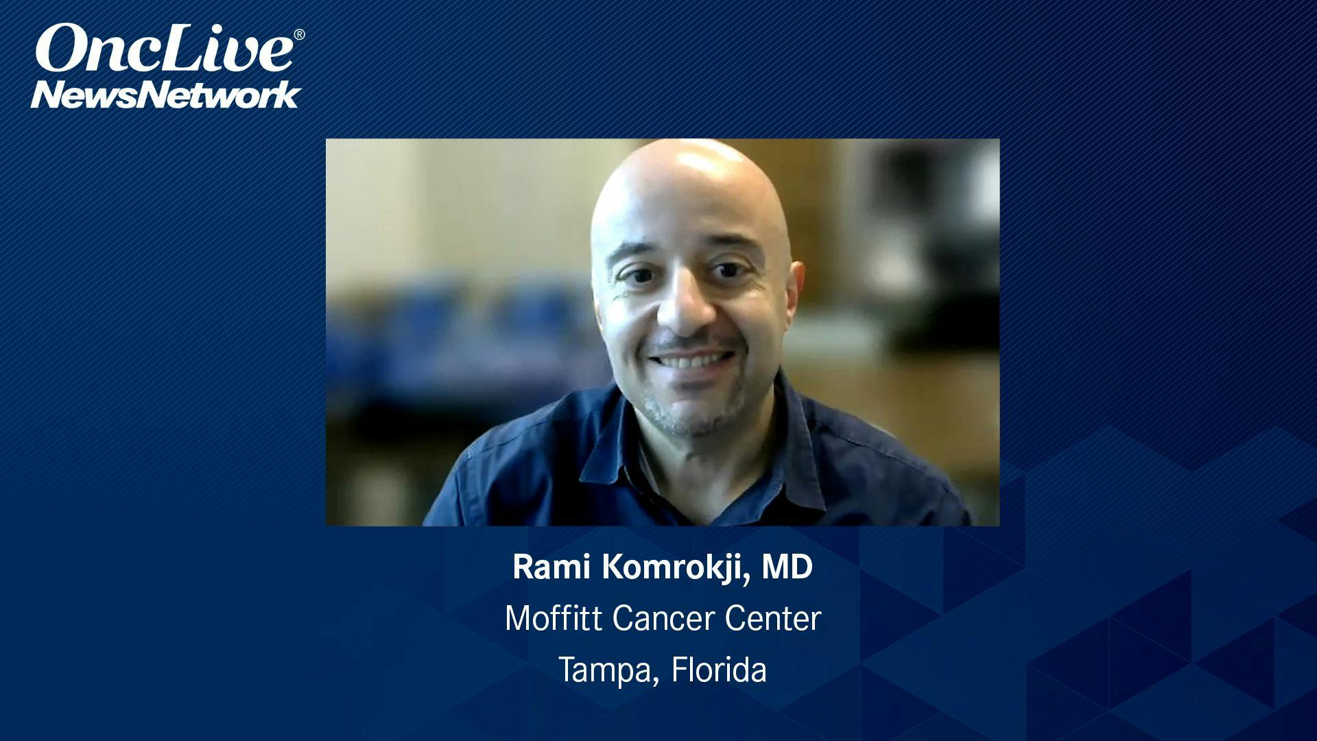 Rami Komrokji, MD, an expert on myelodysplastic syndromes and myelofibrosis