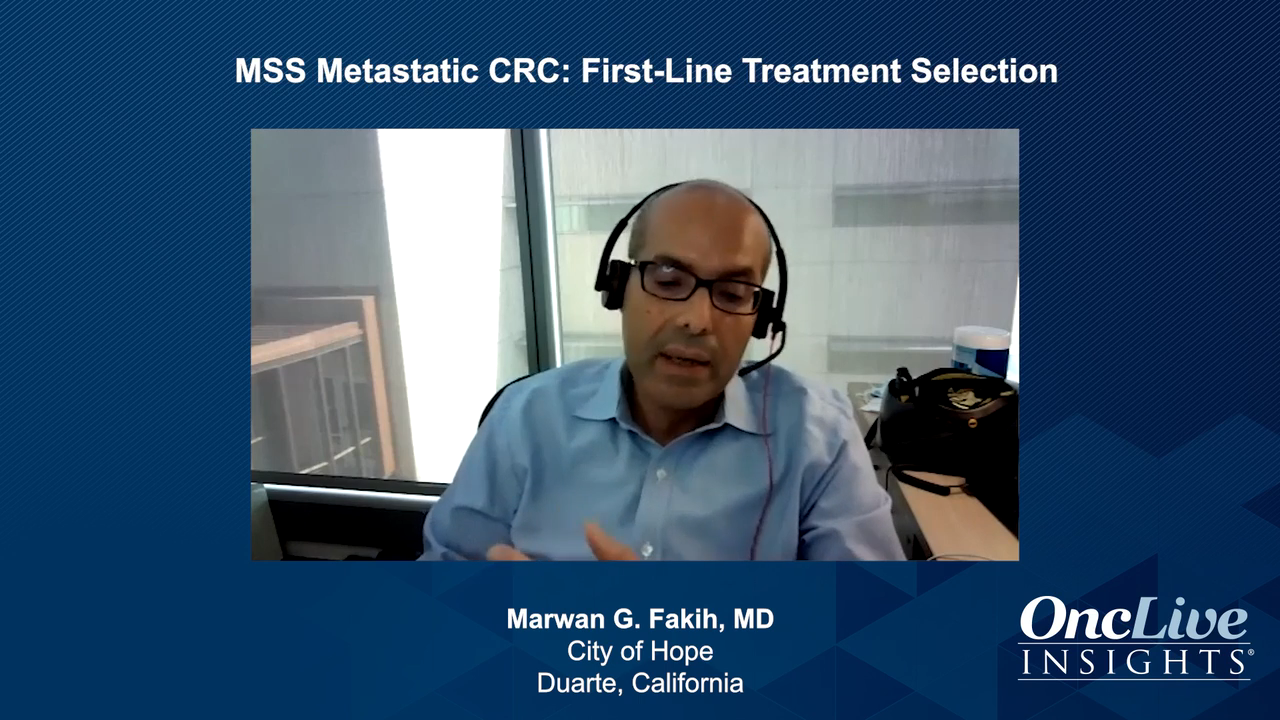 MSS Metastatic CRC: First-Line Treatment Selection