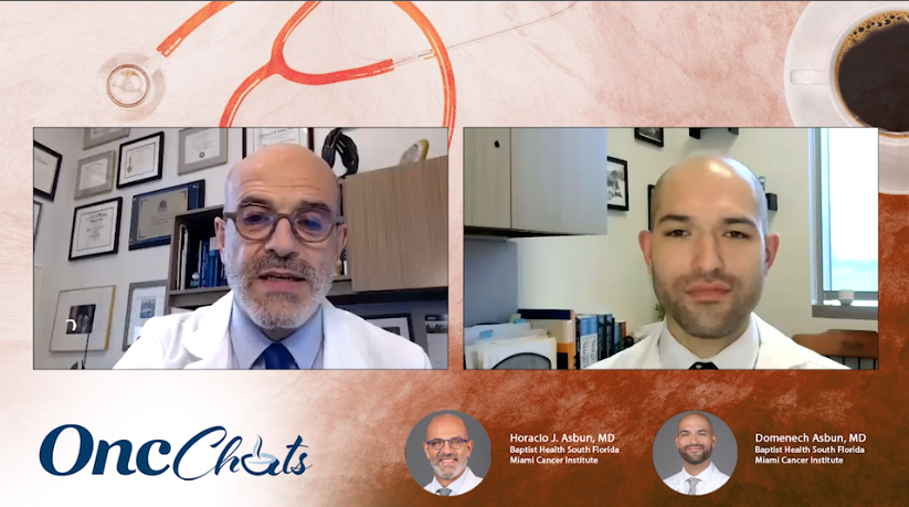 In this series of OncChats: Mapping Progress in Pancreatic Cancer Surgery, Horacio J. Asbun, MD, and Domenech Asbun, MD, both of Baptist Health South Florida, share recent advances made with surgical approaches for pancreatic cancer, the need for multidisciplinary care in this disease, and efforts being made to continue to improve outcomes for these patients.
