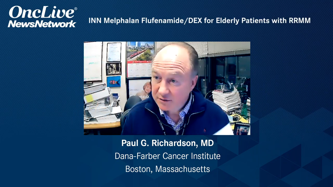 INN Melphalan Flufenamide–DEX for Older Patients With RRMM